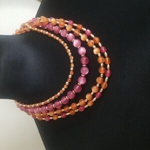 4 Stand Bead Necklace